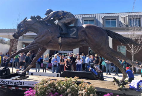 The statue was unveiled on April 1 at Town Hall, and will stay there until April 27. Photo coutesy of SECVA
